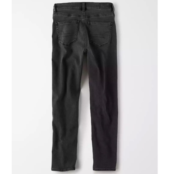 American Eagle high rise stretch black mom jean - Picture 5 of 7